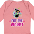 thumbnail image 4 of Inktastic Viola Future Violist Music Gift Girls Long Sleeve Baby Bodysuit, 4 of 5