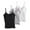 Black/Gray/White, variant on 3 Pack Camisole Tank Tops for Women Adjustable Spaghetti Strap Padded Bra U Neck Yoga Sports T-shirt Black/Gray/White