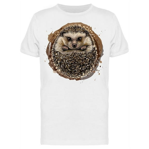 Cute Small Hedgehog T-Shirt Men -Image by Shutterstock, Male 3X-Large