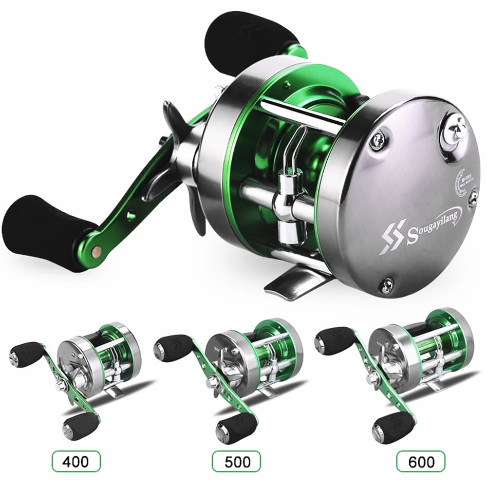 Sougayilang Round Baitcasting Reel Powerful Drag Max 22LB Reinforced Metal  Body Conventional Reel