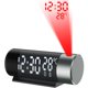 thumbnail image 1 of Reloj proyector transfronterizo de Amazon, reloj electrónico recargable por USB, doble alarma, proyección de hora y temperatura., 1 of 5