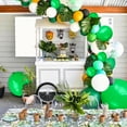 thumbnail image 7 of 100 Pcs Dark Green Balloons Latex Party Balloons 12 inch Round Helium Balloons for Dark Green Themed Christmas Green Balloon ,with 2 Ribbons, 7 of 7
