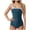 Dark Blue, variant on Bzhegqhd Womens Bathing Suits Tummy Control,Fashion Women Summer Solid Color with Chest Cushion and No Steel Support Sexy Backless Strap Bikini Swimsuit