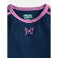 thumbnail image 2 of Wonder Nation Girls Sporty Graphic Top with Short Sleeves, Sizes 4-18 & Plus, 2 of 3