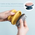 thumbnail image 4 of Yuarrent Cepillo de ducha para el cabello, masajeador de mano para el cuero cabelludo, depurador para el hogar, limpieza de cabeza resistente, Type3 NO3, 4 of 6