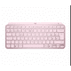 thumbnail image 1 of Teclado inalámbrico Logitech MX Keys Mini, Bluetooth, Recargable, Retroiluminado, Color Rosa Logitech 920-010478, 1 of 2