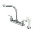 thumbnail image 6 of Kingston Brass KB754  Magellan 8\" High Arch Kitchen Faucet With Sprayer, 6 of 7