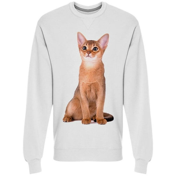 Purebred Abyssinian Cat  Sweatshirt Men -Image by Shutterstock, Male Large