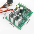 thumbnail image 3 of DC6-60V PWM Controlador de velocidad del motor de CC 6V 12V 24V 36V 48V 30A Gobernador del motor, 3 of 4