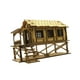thumbnail image 5 of Cabaña de madera a escala 1/72, rompecabezas de madera, escena arquitectónica para mesa de arena. Estilo B, 5 of 9