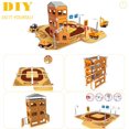 thumbnail image 3 of HTOOQ 122 Pcs Construction Building Kit, Kids Engineering Playset with 4 Pack Vehicles for Kids Gifts - -, 3 of 7