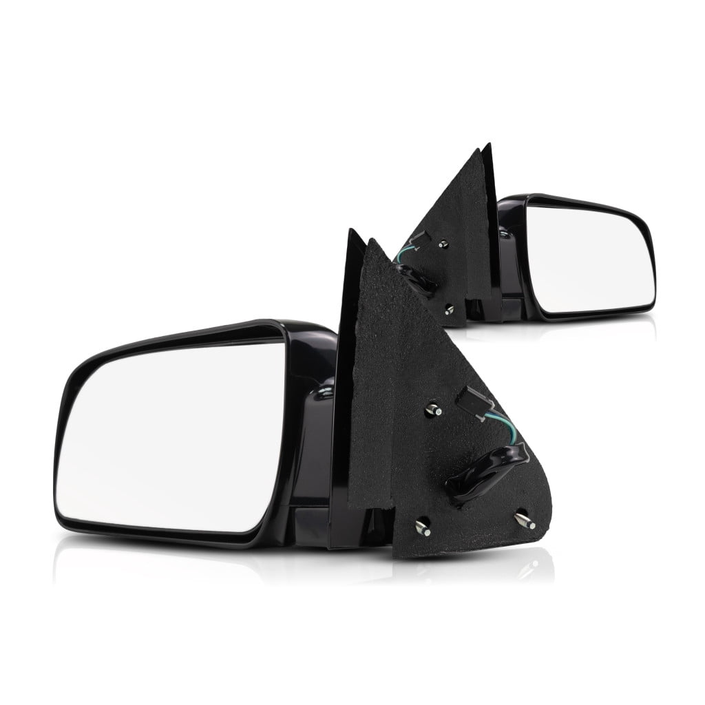 For Chevy K1500 1988-1999 Door Mirror Driver and Passenger Side | Pair | Power | Non-Heated | Standard | Replacement For 15764757, 15764758 | GM1320122, GM1321122
