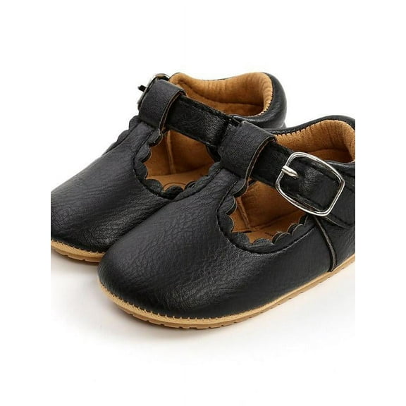 Baby Boy Girl Shoes Non Slip Soft Sole PU Leather Infant Toddler Mary Jane Flats First Walker Crib Dress Oxford Shoes