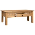 thumbnail image 2 of vidaXL Coffee Table 100x60x45 cm Solid Pine Wood Panama Range, 2 of 5