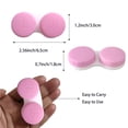 thumbnail image 2 of Estuche para lentes de contacto Erewa, paquete de 12, soporte para lentes de contacto, rosa, 2 of 7