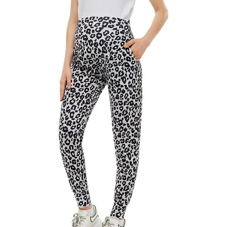 

Aufmer Clearance Leggings for Women Plus Size Maternity Clothes Solid Color Casual Pants Stretchy Comfortable Lounge Pants