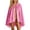 Pink, variant on YTCAMLO Adult Halloween Hooded Cloak Women Sparkly Sequin Short Cape Drawstring Tie Half Length Glitter Stage Performance Outfit