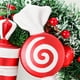 thumbnail image 1 of Colgante de caramelo de 15 cm piruletas artificiales de PVC adorno colgante para árbol de Navidad (B) JShteea Libre de BPA, 1 of 6