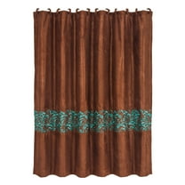 Hiend Accents Unisex Wyatt Scroll Shower Curtain - SC1762 One Size