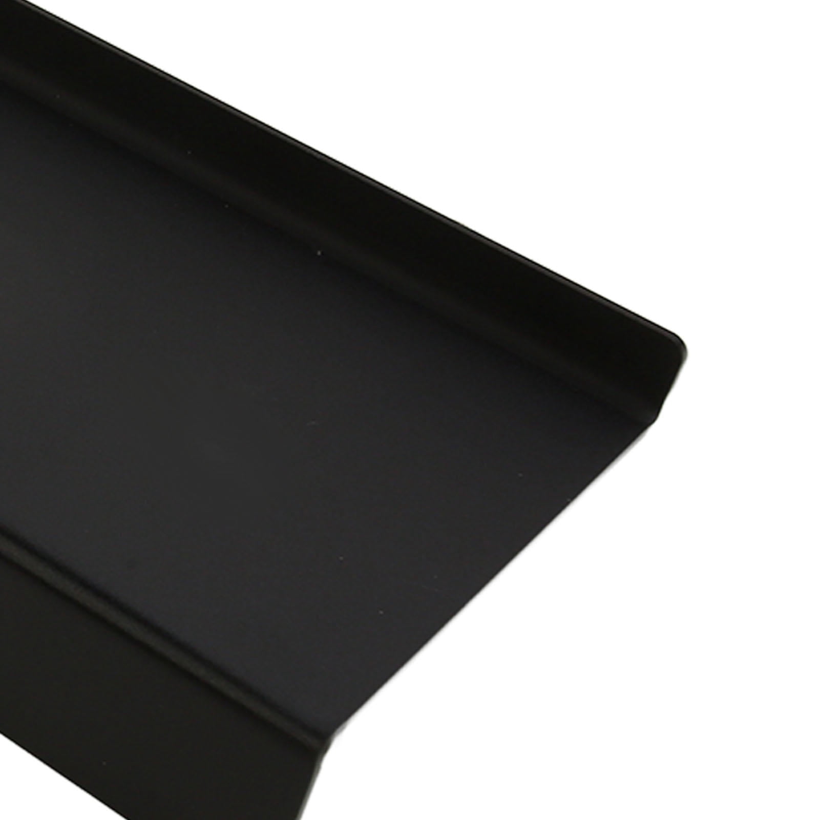 LAZIOEGR Acrylic Tilted Keyboard Riser with Low Front Lip, Polished Finish, Wrist‑Comfort Design – Black