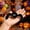 Black, variant on Halloween Decoration Fluffy Plush Spider Ornament, Bendable Pipe Cleaner Mini Spider Tabletop Decor for Halloween Party Home Layout