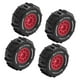 thumbnail image 1 of 4 piezas de repuesto para neumáticos de coche RC 1/16, piezas de reparación resistentes y elegantes, juego de neumáticos RC para deriva acuática, Rojo, 1 of 8