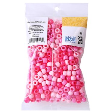 500pc Halloween Mix Pony Beads 9x6mm – Perfect For Kids' Crafts, Hair, And Costumes