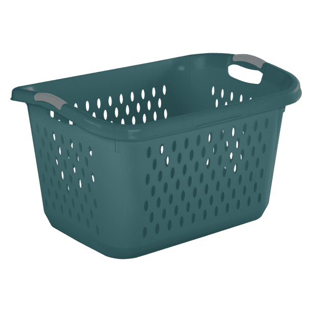 Sterilite 2.7 Bushel Laundry Basket, Teal Rain, 3 Count
