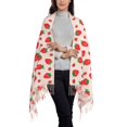 thumbnail image 2 of Kdxio Strawberries Women's Scarf Womens Winter Scarf, Fashion Scarfs for Women, Shawls and Wraps, Long Blanket Scarf, 2 of 8