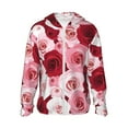 thumbnail image 1 of Fotbe Rose Chaqueta con Protección Solar UPF 50+ para Hombre y Mujer, Camisa con Capucha y Bolsillos-XX-Large, 1 of 7