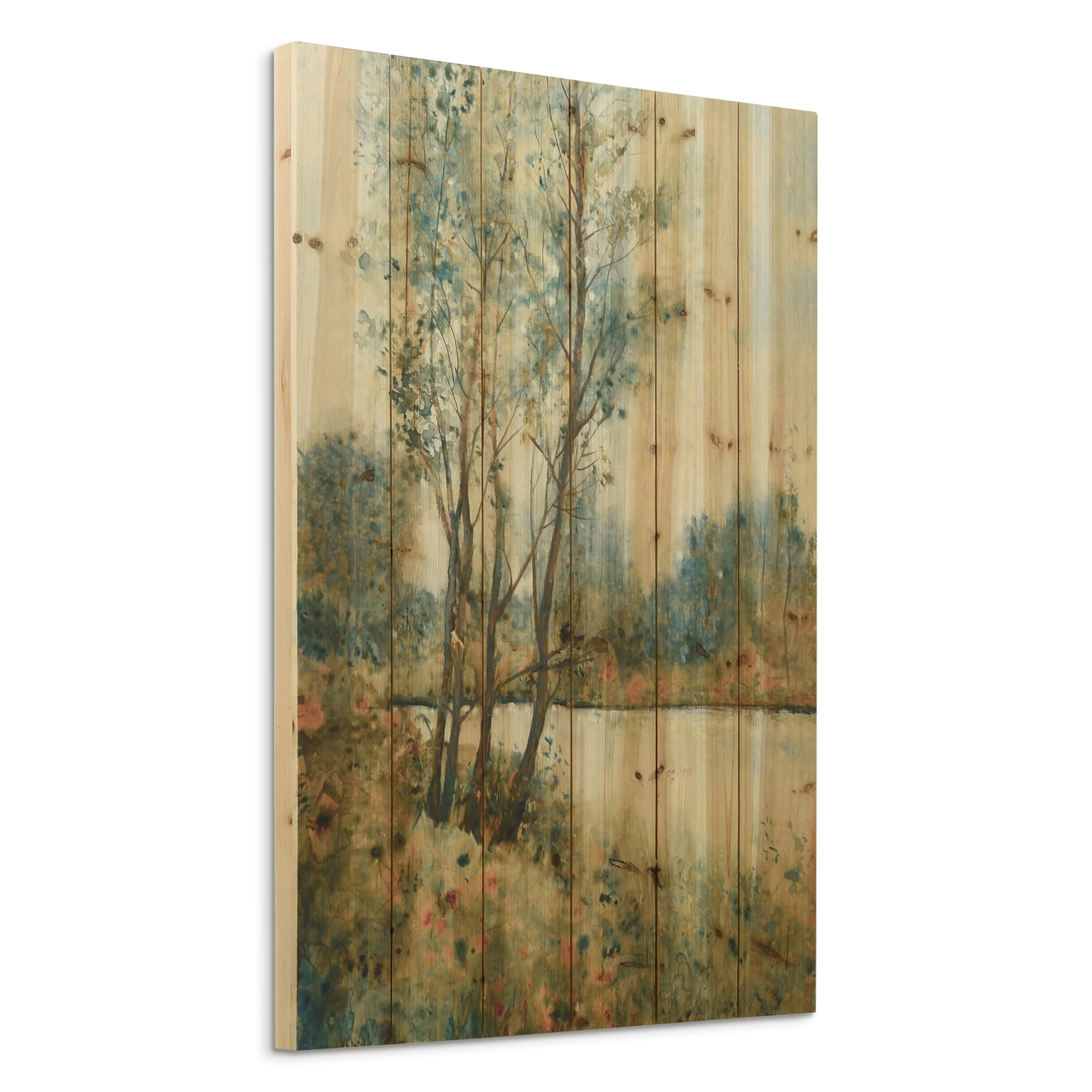 Empire Art Direct ADL-93395-3624 Fine Art Giclee Printed on Solid Fir Wood Planks - Early Spring 2