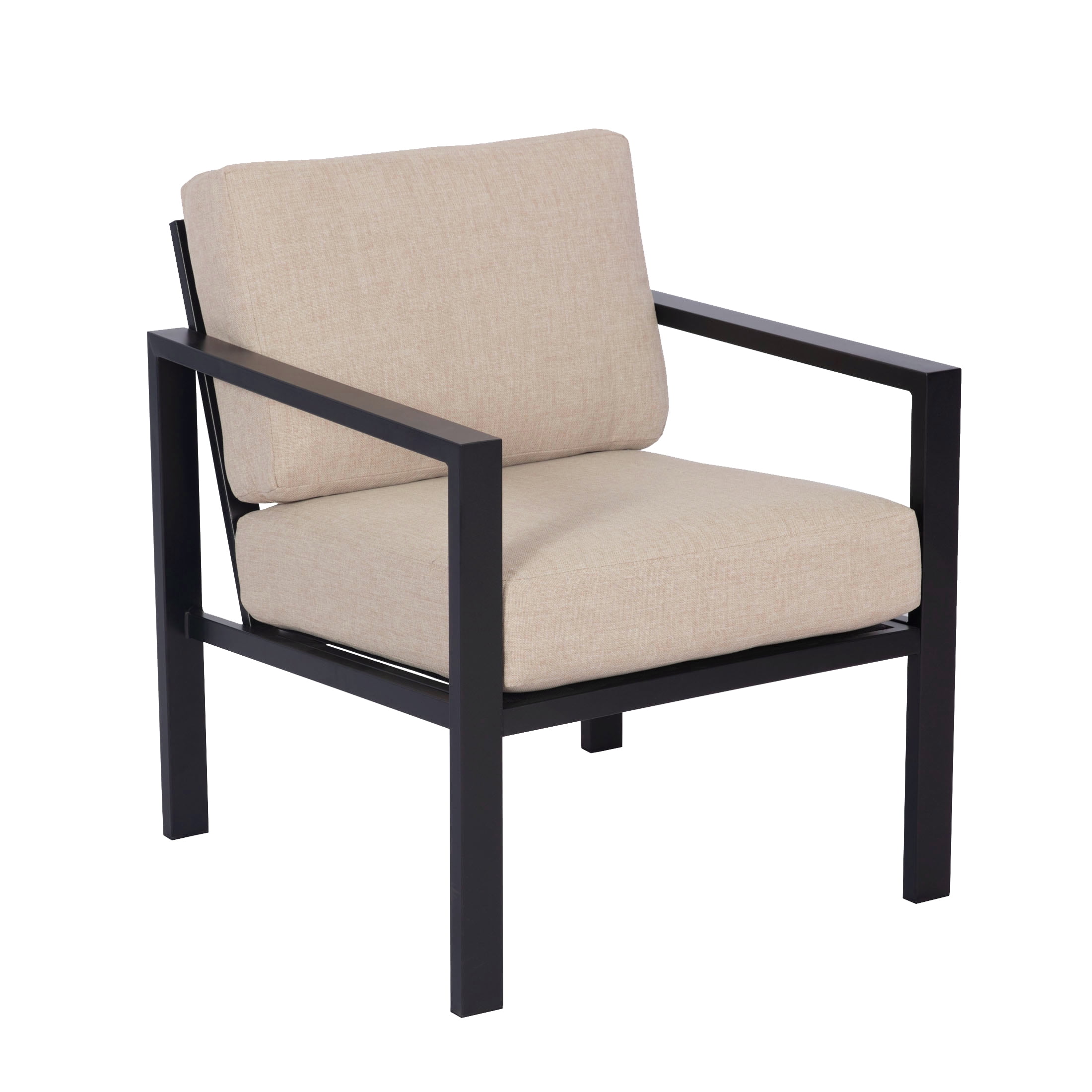 Mainstays Dashwood 4-Piece Outdoor Patio Conversation Set, Beige