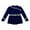 Navy Blue, variant on iEFiEL Girls Bronzing Cloth Long Sleeve Gymnastic Dance Leotard with Hollow Back