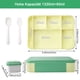 thumbnail image 2 of Delicia diaria, estructura duradera que resiste el uso diario, caja bento para niños y adultos con 6 compartimentos y caja de salsa separada, perfecta para la escuela y la oficina, sin BPA, apta para, 2 of 5