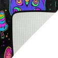 thumbnail image 5 of Dreamtimes Bright Psychedelic Cat Non-Slip Area Rug 72"x48", Neon Colorful Mushroom Soft Non Slip Washable Floor Mats for Indoor Front Porch,Living Room, Bedroom,Kitchen, 5 of 7