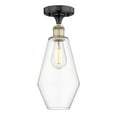 thumbnail image 4 of Innovations Lighting  Cindyrella - 1 Light 7" Semi-Flush Mount Clear/Polished Nickel, 4 of 5