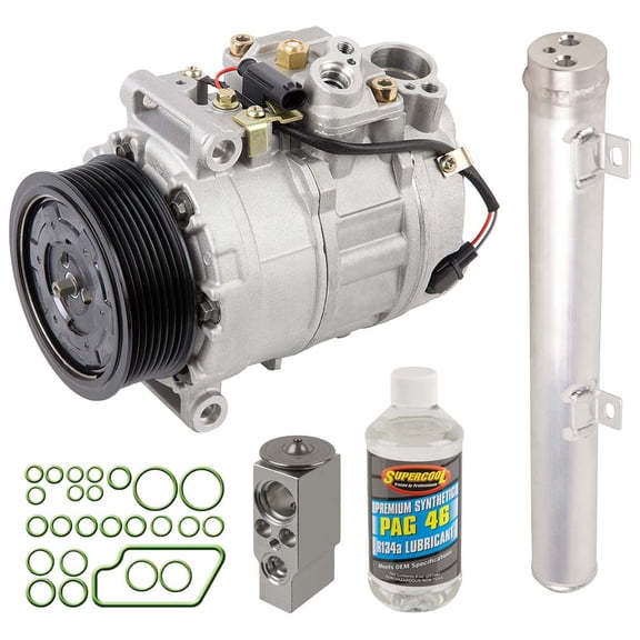 AC Compressor & A/C Kit For Mercedes ML320 R320 & GL320 - Includes Drier, Expansion Valve, PAG Oil & O-Ring Seals - BuyAutoParts
