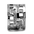 thumbnail image 4 of Silver Womens Ring Anillo Para Mujer Stainless Steel Ring with Top Grade Crystal Lombardy, 4 of 4