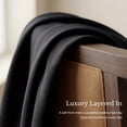 thumbnail image 3 of NICETOWN Black 100% Blackout Curtains, 2‑Layer Thermal Insulated Window Panels, 52" W x 63" L, 2‑Panel Set, 3 of 8