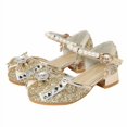 thumbnail image 1 of FhsagQ Pantoufles Filles Pantoufles Taille 3 Rouges Sandales Filles Bout Fermé Talons Chaussures de Mariage Fête Paillettes Nœud pour Tout-Petits Enfants Pantoufles Taille 5.5 Pantoufles Enfants Taille 5.5 Or 34, 1 of 1