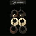 thumbnail image 3 of Mi Amore Dangle-Earrings Black/Gold-Tone, 3 of 4