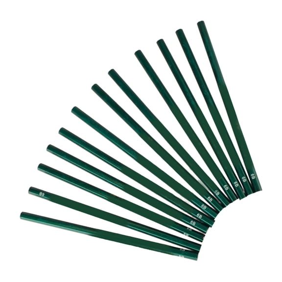 Graphite Pencils, Professional Drop 6B Drawing Pencils For Graphics For Shading