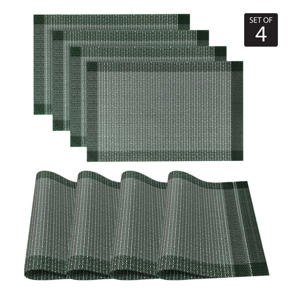 Palermo Textiline 13X19 Placemats Sets Of 4 In River Blue