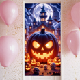 thumbnail image 3 of Decorative Design Halloween Banner Scary Theme Pumpkin Jack-O-Lantern for Halloween Party Event Indoor Decoration, 3 of 5