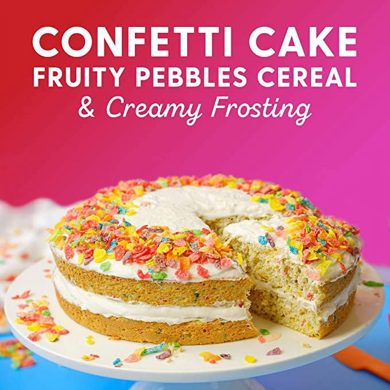 Duncan Hines Epic Kit, Fruity Pebbles Cake Mix Kit, 28.5 oz.