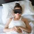 thumbnail image 3 of Antifaz de seda para dormir, antifaz de seda para dormir, antifaz para dormir, antifaz nocturno, protectores oculares para mujeres y hombres, 3 of 3