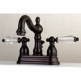 thumbnail image 2 of Kingston Brass KS1605WLL 4 in. Centerset Bathroom Faucet, Oil Rubbed Bronze, 2 of 5