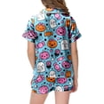 thumbnail image 5 of Leey-World Halloween Pajamas for Toddlers Girl Set Halloween Print Soft Comfortable Home Short Sleeve Shorts Sleep Wear Two Piece Pack, 5 of 5