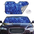thumbnail image 2 of Fotbe Blurred Star Snow Christmas Car Windshield Sunshade | Sun Visor Protector Front Window Shade, Keeps Out UV Rays, Keeps Your Vehicle Cool-Medium, 2 of 7