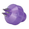 thumbnail image 4 of Aplicador portátil para el cuero cabelludo, cepillo para masajear el cuero cabelludo con escala para adelgazar el cabello, pérdida de cabello, color morado, 4 of 12
